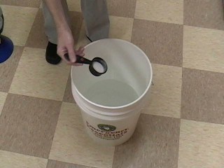 Cat urine on deals concrete floor