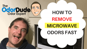 how to remove microwave odors